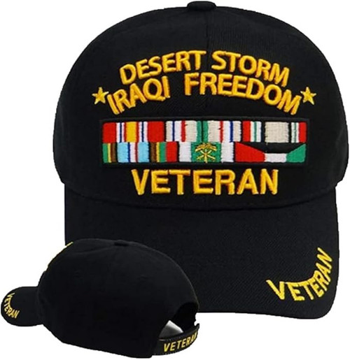 Desert Storm Iraqi Freedom Veteran Hat
