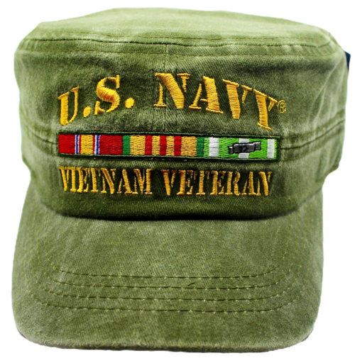 U.S Navy Vietnam Veteran Hat OD Green