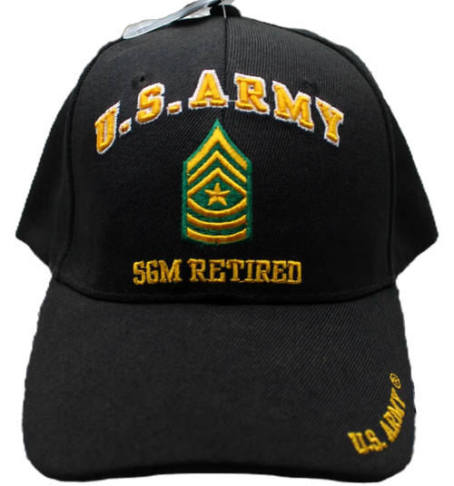 U.S Army Sergeant Major SGM Retired Hat