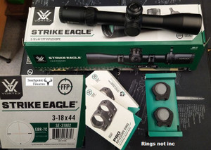 VORTEX Strike Eagle 3-18x44 FFP 34MM MRAD -Illuminated  VORTEX Strike Eagle 3-18x44 FFP 34MM MRAD -Illuminated