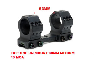 TIER ONE UNIMOUNT 30MM MEDIUM 10 MOA TIER ONE UNIMOUNT 30MM MEDIUM 10 MOA