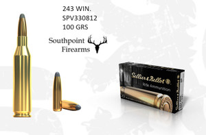 S&B Sellier & Bellot 243 WIN. Soft Point  100 GRS S&B Sellier & Bellot 243 WIN. Soft Point  100 GRS