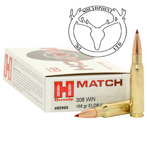 Hornady 308Win 168 gr ELD  Match Item # 80966 Hornady 308Win 168 gr ELD  Match Item # 80966