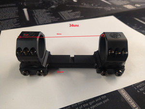 Tier-One - Unimount with in-built Bubble Level 34MM - 20MOA Tier-One - Unimount with in-built Bubble Level 34MM - 20MOA