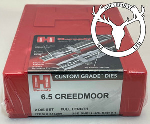 Hornady - 6.5 Creedmoor Full Length Custom Grade Die Set Hornady - 6.5 Creedmoor Full Length Custom Grade Die Set