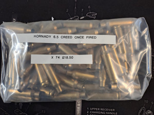 Hornady 6.5 Creedmoor Brass x74