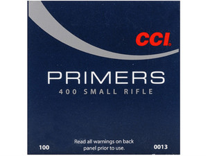CCI Small Rifle Primers No 400 per 100 CCI Small Rifle Primers No 400 per 100