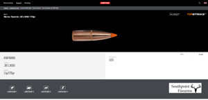 Norma Tipstrike .30 (.308) 170gr bullet heads  x100 Norma Tipstrike .30 (.308) 170gr bullet heads  x100