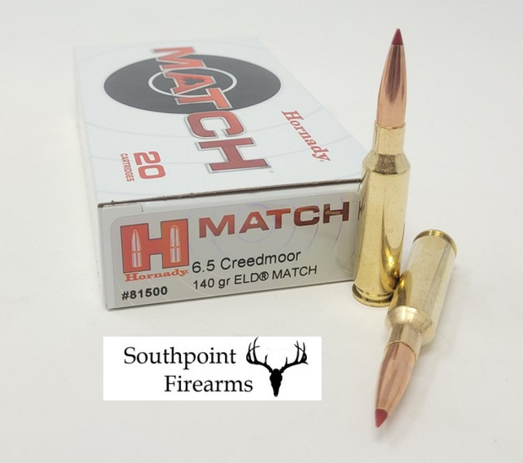 6.5 Creedmoor 140 gr ELD Match Item #81500 | 20/Box