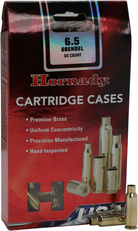 Hornady Rifle Brass 6.5 GRENDEL (50 Pack) 86283