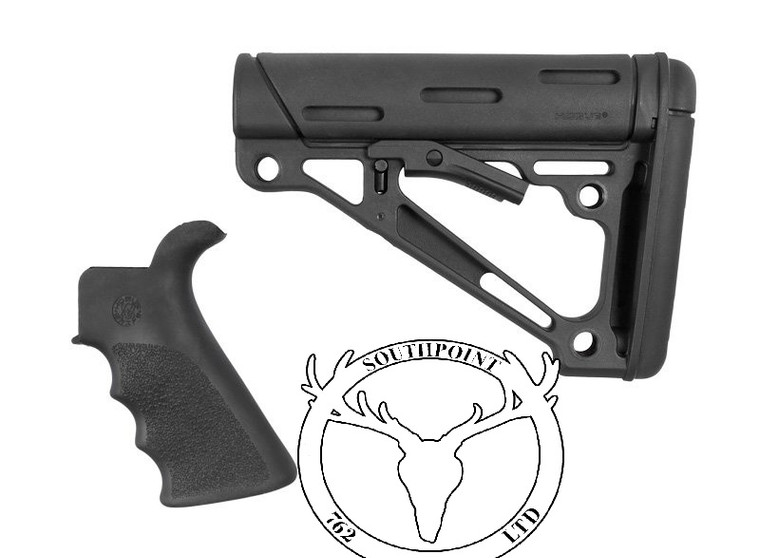 AR-15 FG BT GRIP & OVERMOLD BUTTSTOCK  MIL SP BLACK