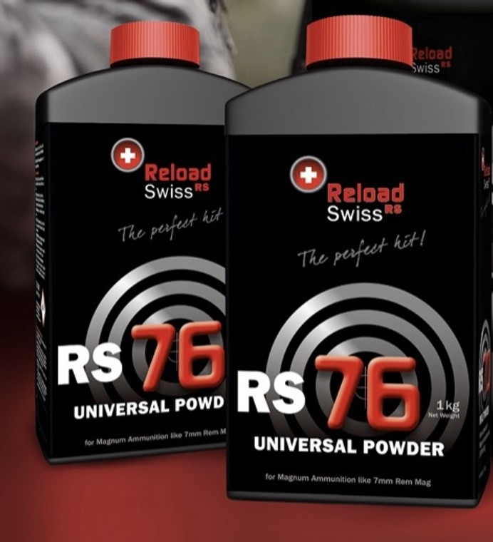 RELOAD SWISS RS76 RIFLE POWDER 1KG