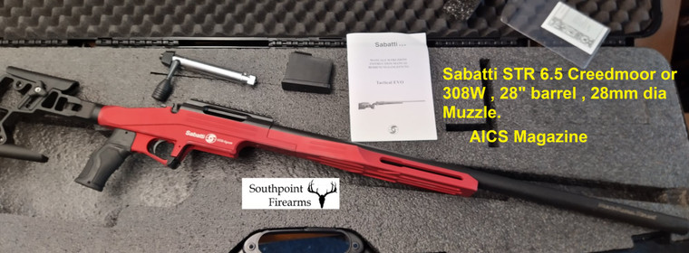 Sabatti 6.5mm Creedmoor or .308W STR SPORT RED MK II