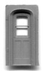 NARROW GAUGE COACH ARCH-TOP END DOORS