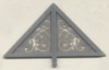 GABLE TRIM with scroll cutwork (90° included)