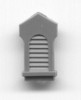 VICTORIAN STYLE LOUVERED ATTIC VENTS