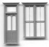 VICTORIAN STOREFRONT SET:
DOUBLE WINDOW
DOOR WITH TRANSOM