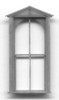 41″ x 90″ PEAKED CAP WINDOW
HALF ROUND UPPER SASH