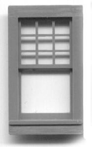 Window 24x44 24″x 44″ WINDOW DOUBLE HUNG–9/1 LIGHT RGS Style Depot O/On3/On30 Scale ...