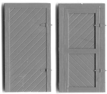 DIAGONAL SHEATHED SHED DOORS–2 styles