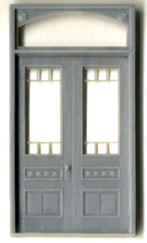 VICTORIAN FRONT ENTRY DOOR W/ TRANSOM (for masonry)