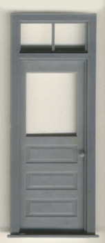 3 PANEL DOOR WITH 2 PANE TRANSOM