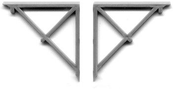 END ROOF BRACKETS
right and left