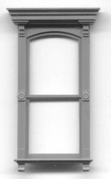 VICTORIAN WITH FLAT BOX PEDIMENT-DOUBLE HUNG–1/1 LIGHT