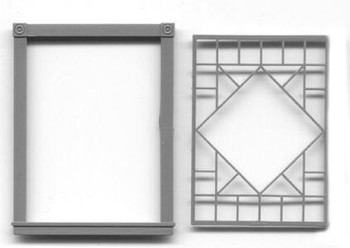 DIAMOND WINDOW AND FRAME