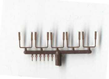 FREIGHT CAR STIRRUP STEPS-BROWN DELRIN