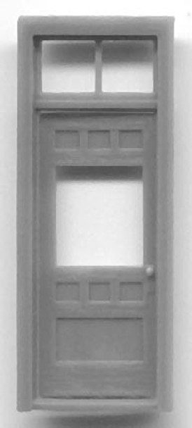 RGS STYLE DEPOT DOOR WITH WINDOW AND TRANSOM-36″x 84″