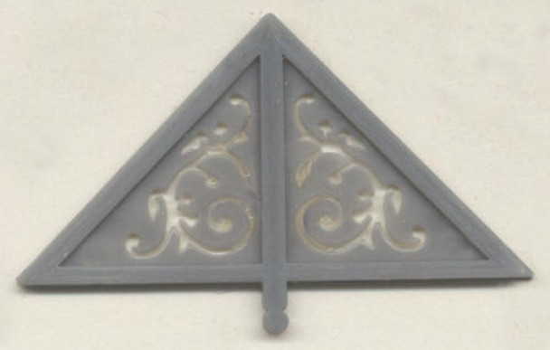 GABLE TRIM with scroll cutwork (90° included)