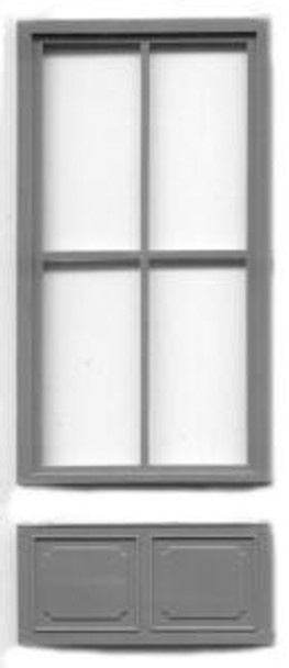 64″x 12′ COMMERCIAL STOREFRONT DOUBLE WINDOW