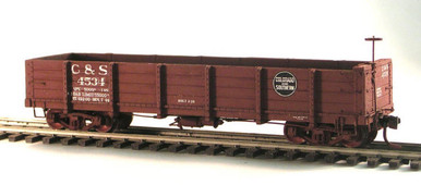 HOn3 C&S/RGS STEEL UNDERFRAME GONDOLA Kit - San Juan Details
