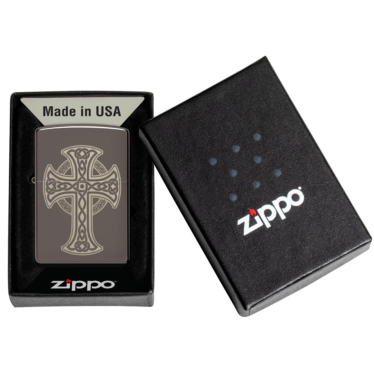 Zippo Celtic Cross Design