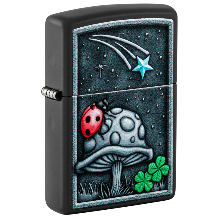 Zippo Ladybug  Black Matte