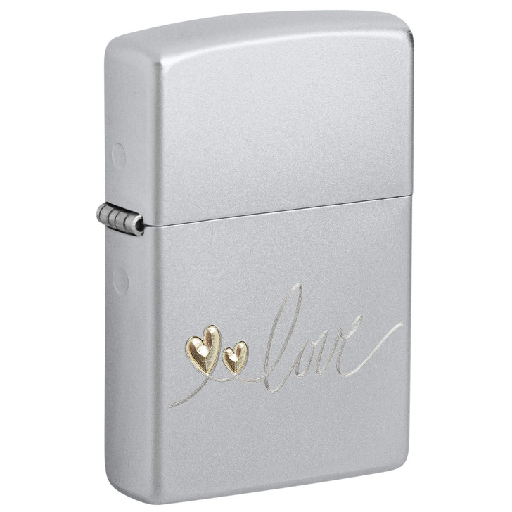 Zippo Love Street Chrome