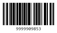 9853 Barcode
