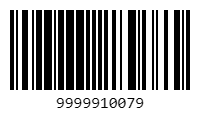 Barcode 9999910079