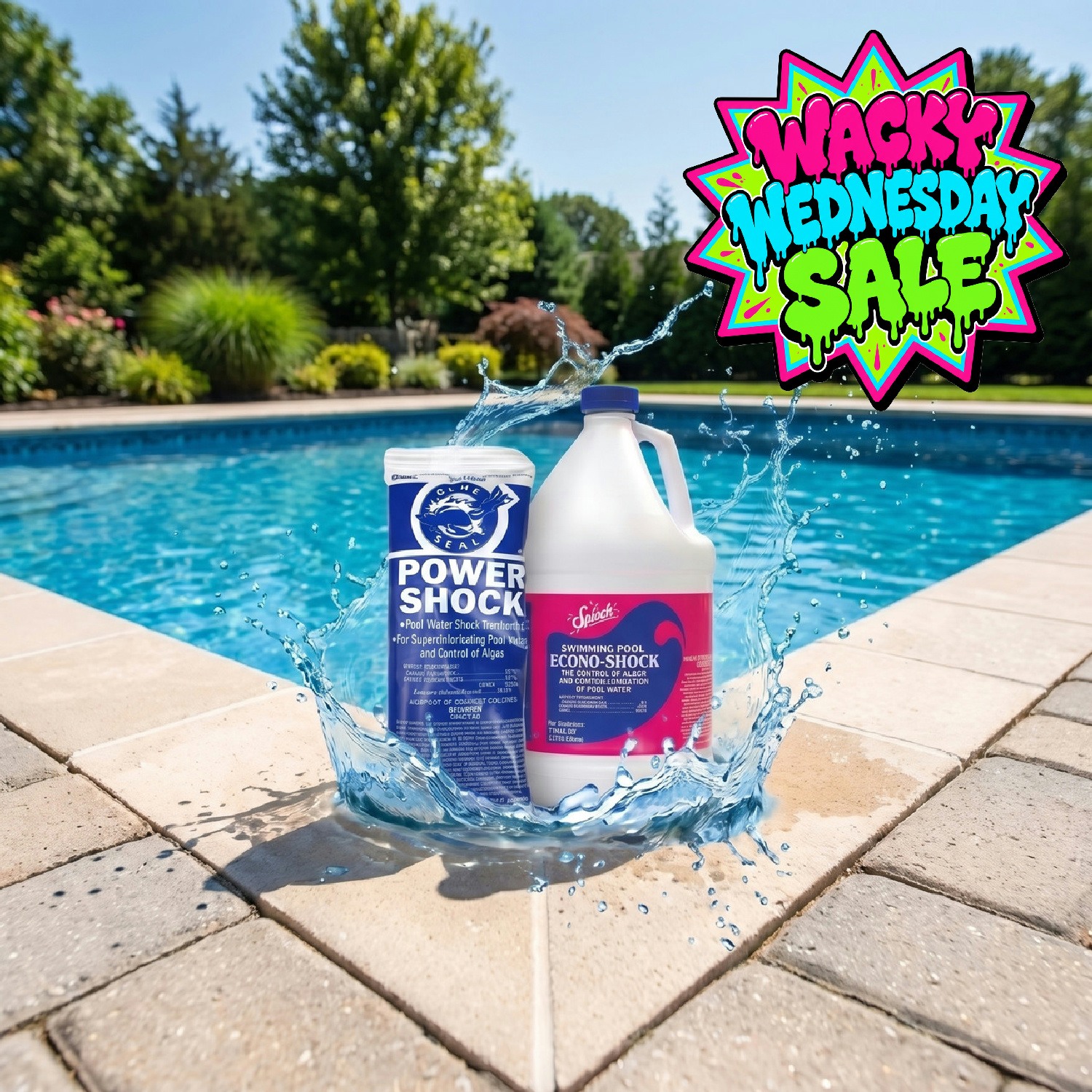 1 lb Power Shock or 1 Gallon Liquid Pool Shock