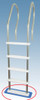 Bottom step only - ladder mat not induced
