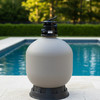 BLUE TORRENT 24" SAND FILTER WITH 2" 6-WAY VALVE 