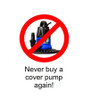 EZ-Drain Self Draining Carbon Black 3 in 1 Above Ground Winter Pool Cover - 12' x 24' Oval