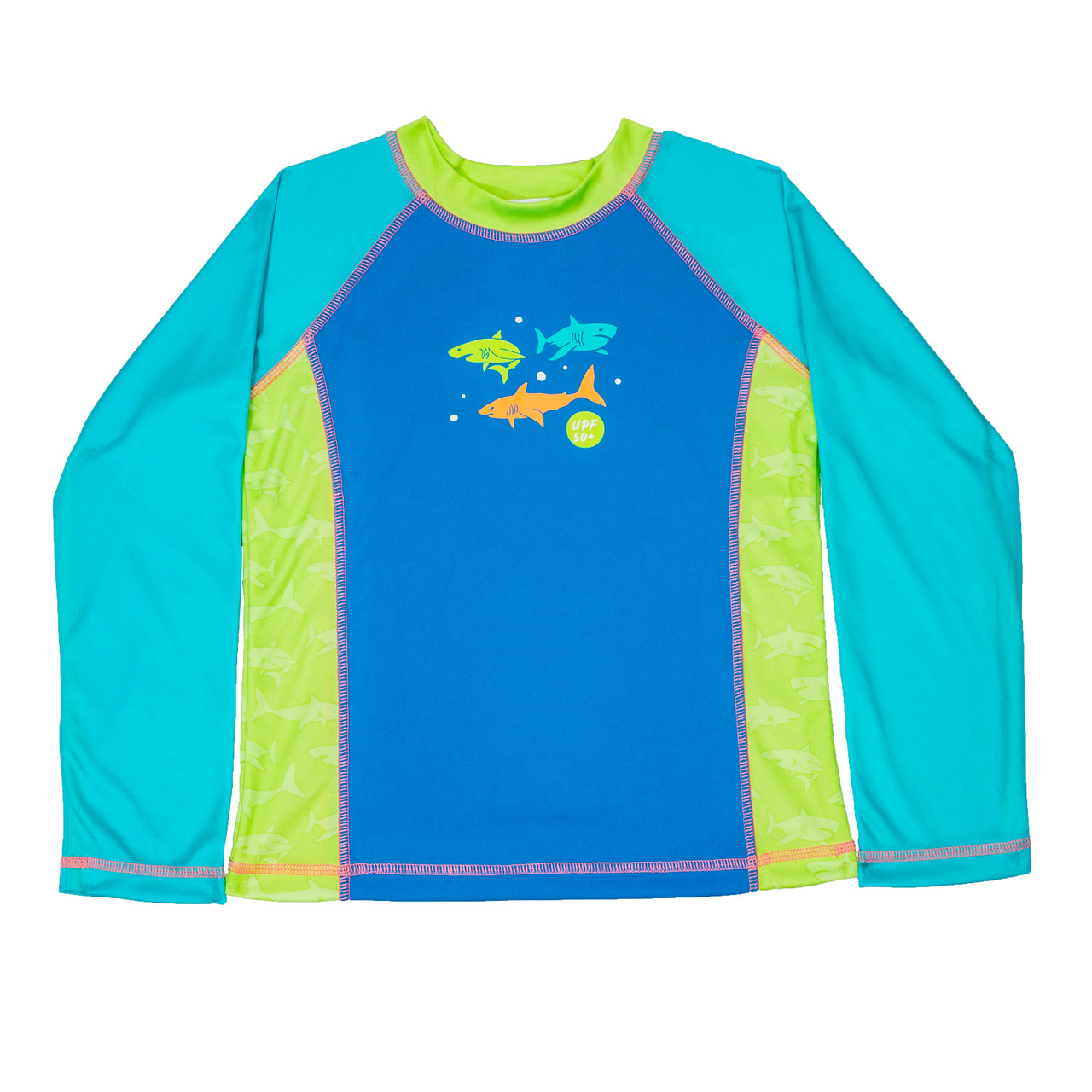 Swim T /Rash Guard Blue for Swimming Pools
