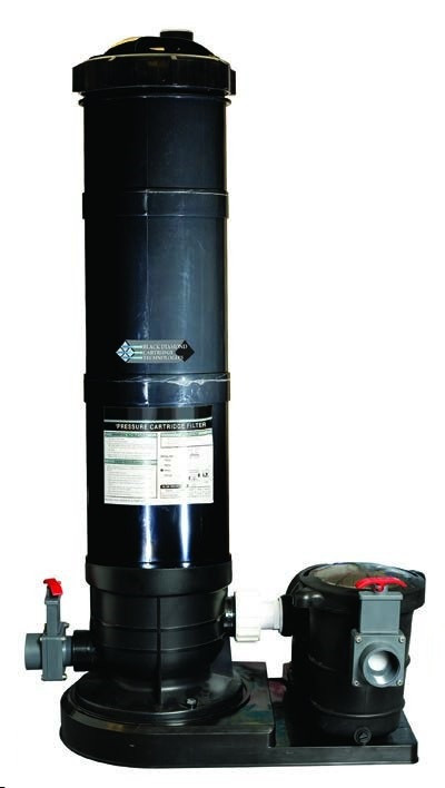 Black Diamond 150 Cartridge Filter Tank Tank Only Island Recreational