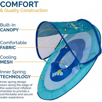Swimways Baby Spring Float W/Canopy for Swimming Pools