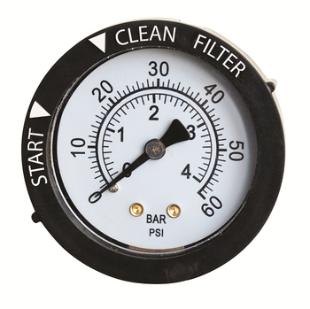 Universal Pressure Gauge For Filters Rear Mount