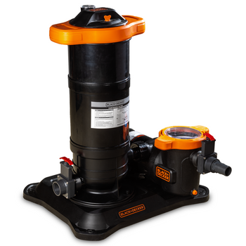 BLACK + DECKER 90 Cartridge Filter With 1 HP Pump