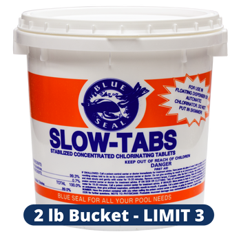 2 lb.  1 Inch Slow Tab Swimming Pool Chlorine - LIMITED TIME OFFER