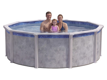 24' Round Grey Valley Pool - Price Includes Installation
